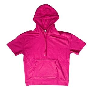 EUC Zara Men’s Hot Pink Short Sleeve Sweatshirt